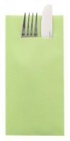 Besteckserviette Apfelgrün aus Linclass® Airlaid 40 x 40 cm, 1/8 Falz, 75 Stück Besteckserviette Apfelgrün aus Linclass® Airlaid 40 x 40 cm, 1/8 Falz, 75 Stück