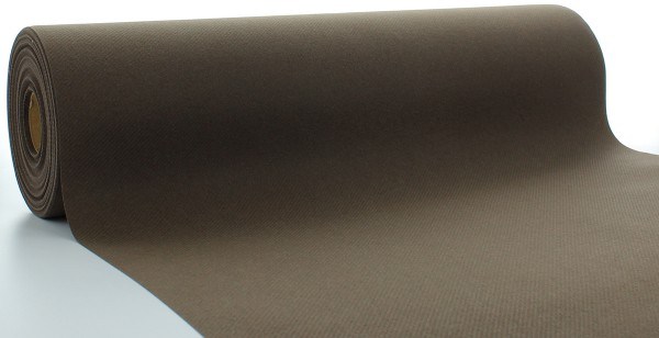 Tischläufer Braun aus Linclass® Airlaid 40 cm x 24 m, 1 Stück
