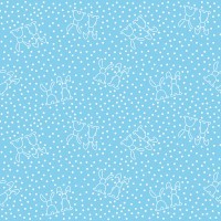 Tischdecke Rabbits in Türkis aus Linclass® Airlaid 80 x 80 cm, 1 Stück Tischdecke Rabbits in Türkis aus Linclass® Airlaid 80 x 80 cm, 1 Stück