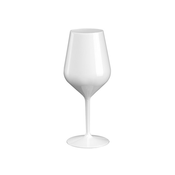 Mehrweg-Weinglas aus TT, Weiss, 470ml, 1 Stück