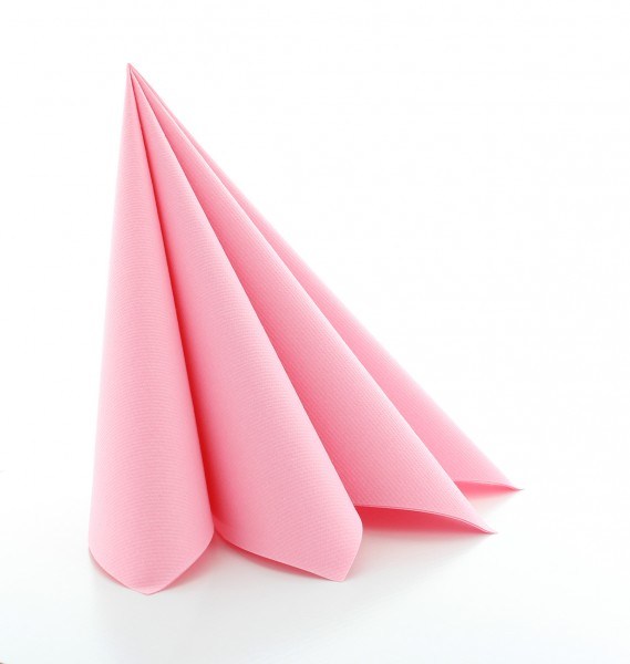 Cocktail-Servietten, Rosa, 50 Stück – 2-lagig, 25x25 Cm, Ideal Für Partys & Events