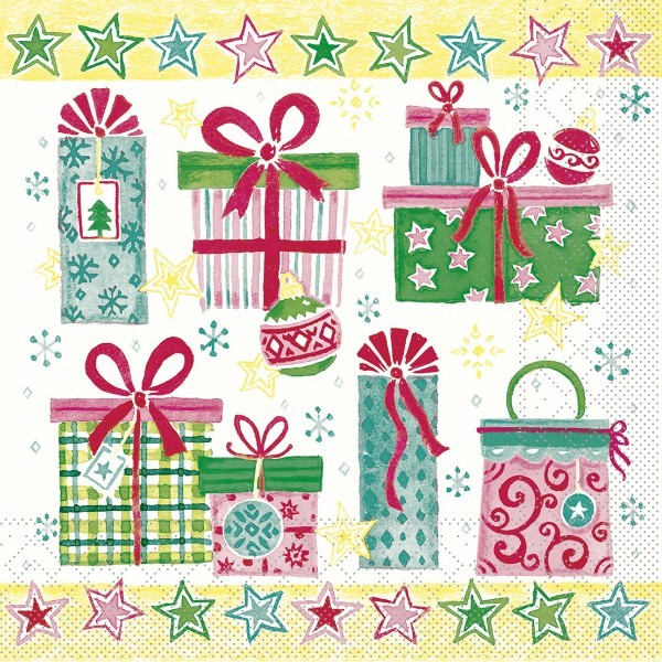 Serviette Cady aus Tissue 33 x 33 cm, 20 Stück
