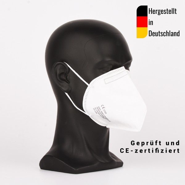 10 Stück FFP3 Halbmasken - hergestellt in Deutschland - Atemschutzmaske