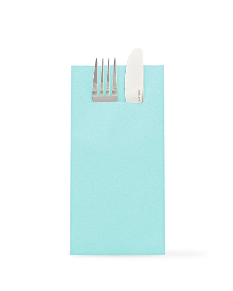 Besteckserviette Sky aus Linclass® Airlaid 40 x 40 cm, 1/8 Falz, 75 Stück