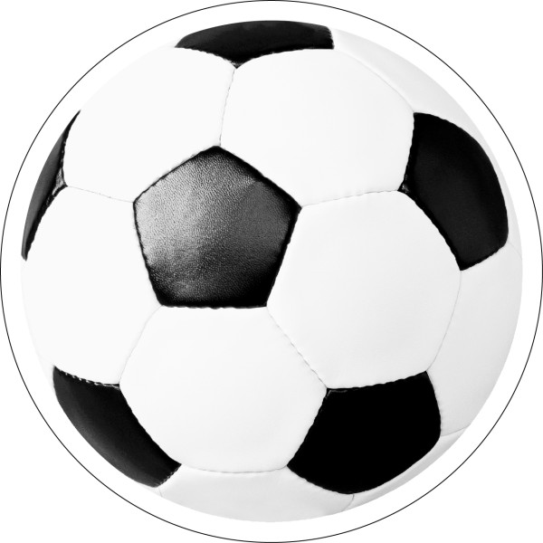 Bierdeckel Fussball, Ø 10,7 cm, 100 Stück