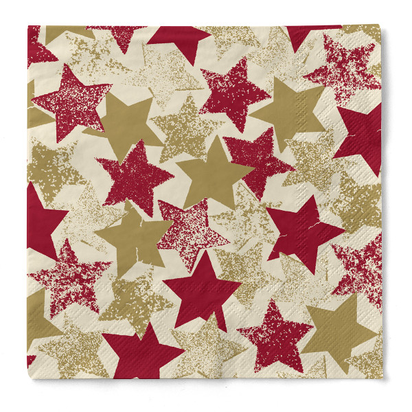Serviette Levi aus Tissue 3-lagig, 33 x 33 cm, 1/4 Falz, 100 Stück
