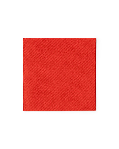 Cocktail-Servietten Rot aus Linclass® Airlaid 24 x 24 cm, 100 Stück