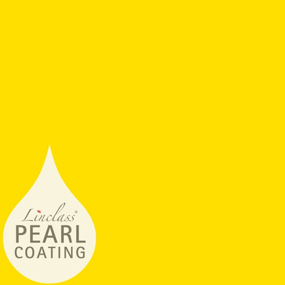 Tischdecke Gelb mit Pearl Coating (wasserabweisend) 80 x 80 cm, 15 Stück
