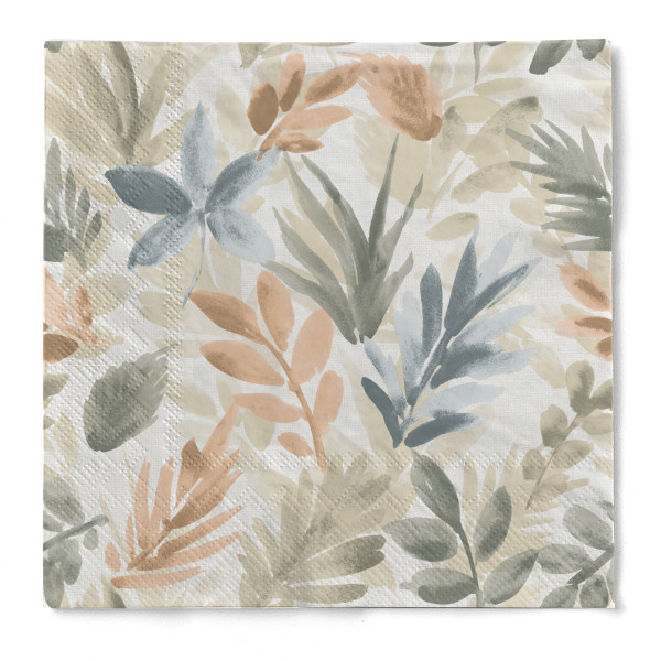 Serviette Roberto aus Tissue 3-lagig, 33 x 33 cm, 1/4 Falz, 100 Stück