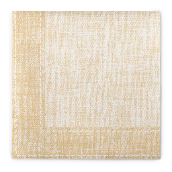 Serviette Zione in Braun aus Linclass® Airlaid, 40 x 40 cm, 50 Stück
