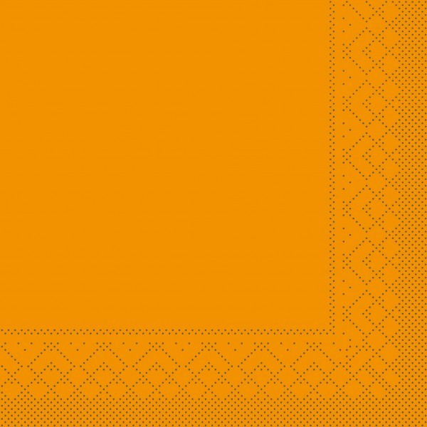 Serviette Curry aus Tissue 40 x 40 cm, 20 Stück
