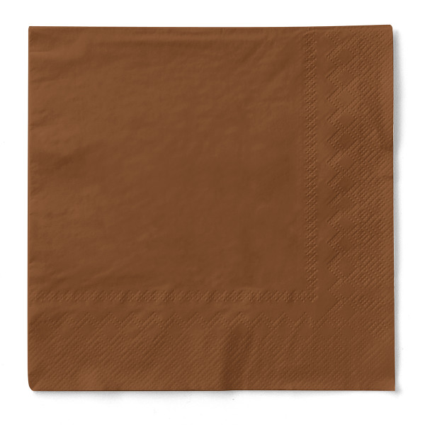 Serviette Bronze aus Tissue 40 x 40 cm, 3-lagig, 20 Stück