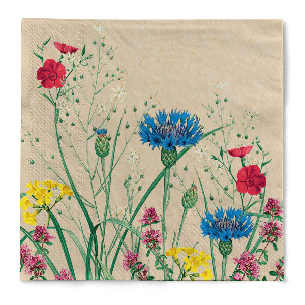 Serviette Edith aus Tissue 3-lagig, 40 x 40 cm, 1/4 Falz, 100 Stück