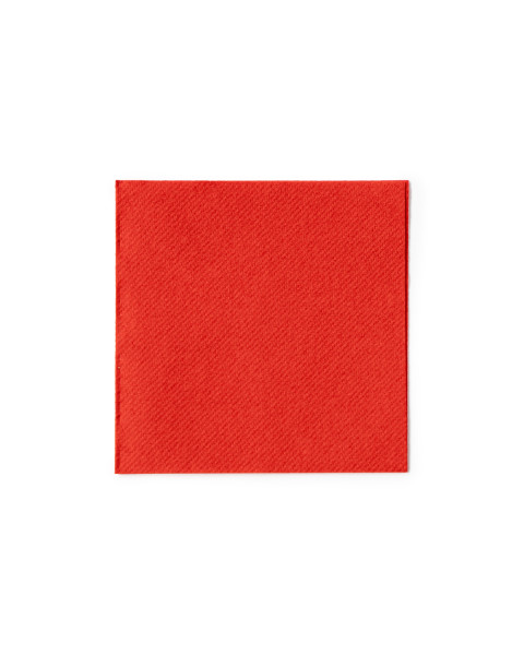 Mini Cocktail-Servietten in Rot aus Linclass® Airlaid 20 x 20 cm, 200 Stück