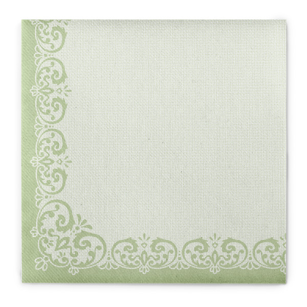 Serviette Janina in Salbei aus Linclass® Airlaid, 40 x 40 cm, 50 Stück