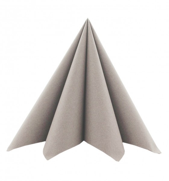 Serviette in Beige Grey aus Softpoint 40 x 40 cm, 2-lagig, 50 Stück