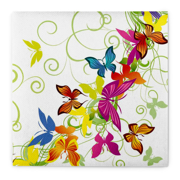 Serviette Papillon aus Linclass® Airlaid 40 x 40 cm, 12 Stück