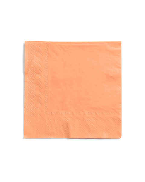 Serviette Aprikot aus Tissue 33 x 33 cm, 3-lagig, 20 Stück