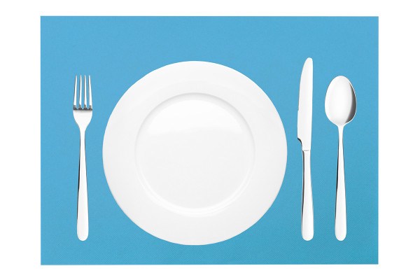Tischset Aquablau aus Linclass® Airlaid 40 x 30 cm, 100 Stück
