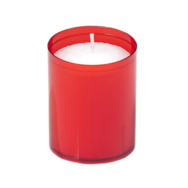 Sovie® Refill Kerzen in Rot 24 Stück im Tray