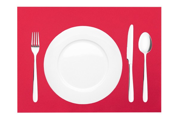 Tischset Rot aus Linclass® Airlaid 40 x 30 cm, 100 Stück