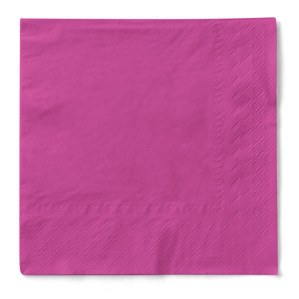 Cocktail-Servietten Violett aus Tissue 24 x 24 cm, 150 Stück