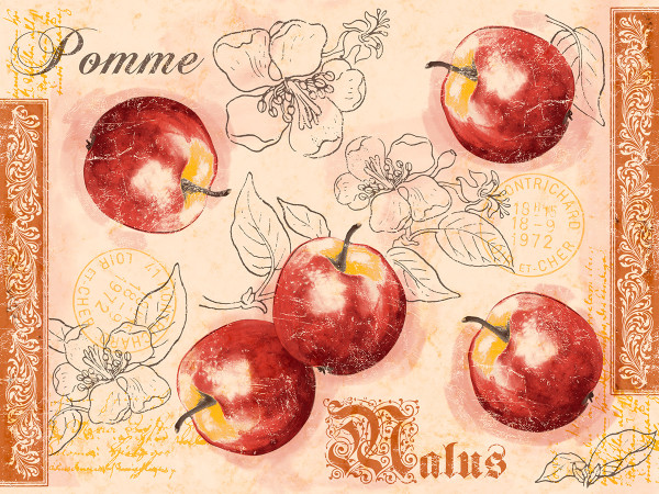 Tischset Malus aus Linclass® Airlaid 40 x 30 cm, 100 Stück