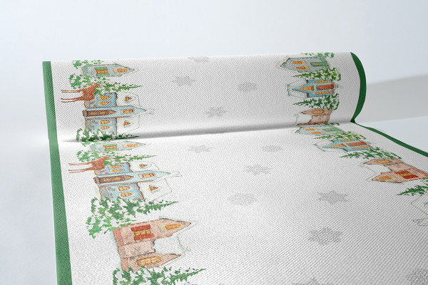 Tischläufer Sandy aus Linclass® Airlaid 40 cm x 24 m, 1 Stück