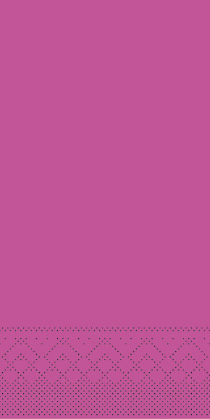 Serviette in Violett aus Tissue 3-lagig, 33 x 33 cm, 1/8 Falz, 100 Stück