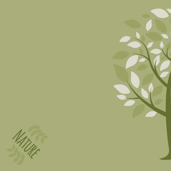Serviette Green Nature Baum in Oliv aus Linclass® Airlaid 40 x 40 cm, 50 Stück