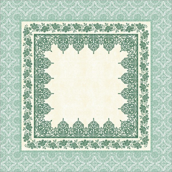 Tischdecke Madrid in Oliv aus Linclass® Airlaid 80 x 80 cm, 20 Stück