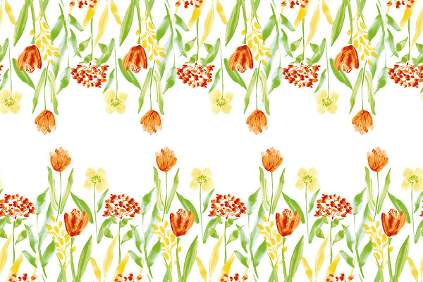 Tischläufer Selma (Frühling) aus Linclass® Airlaid 40 cm x 24 m, 1 Stück