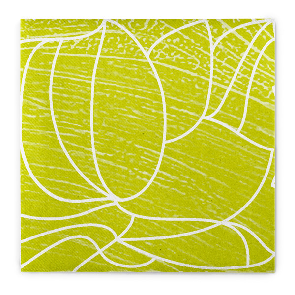 Serviette Hugo in Hellgrün aus Linclass® Airlaid, 40 x 40 cm, 1/4 Falz, 50 Stück
