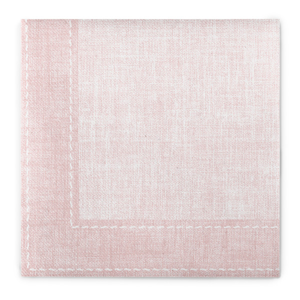 Serviette Zione in Rosé aus Linclass® Airlaid, 40 x 40 cm, 50 Stück