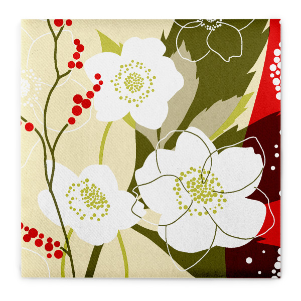 Weihnachtsserviette Diana aus Linclass® Airlaid, 40 x 40 cm, 1/4 Falz, 50 Stück