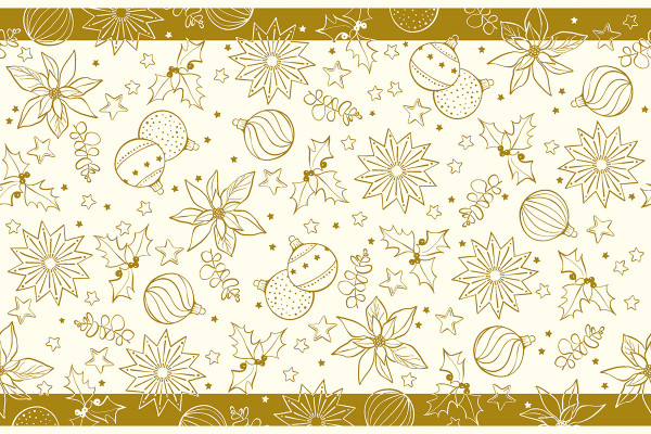 Tischläufer Milan in Champagner-Gold aus Linclass® Airlaid 40 cm x 24 m, 1 Stück