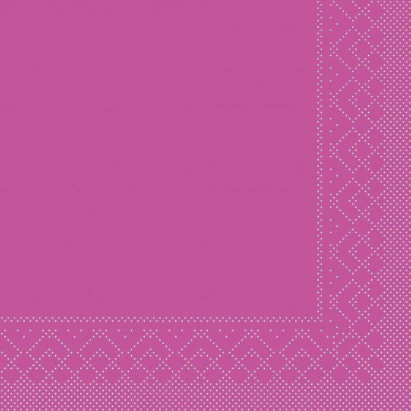 Cocktail-Servietten Violett aus Tissue 25 x 25 cm, 100 Stück