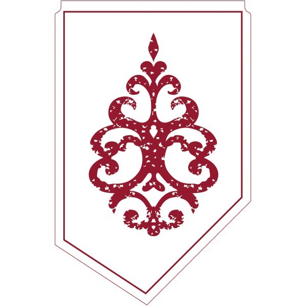 Kännchenanfasser Royal Line Bordeaux aus Tissue 9-lagig, 100 x 65 mm, 150 Stück