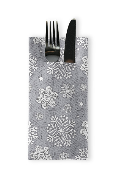 Besteckserviette Steven aus Linclass® Airlaid 40 x 40cm, 1/8 Falz, 75 Stück