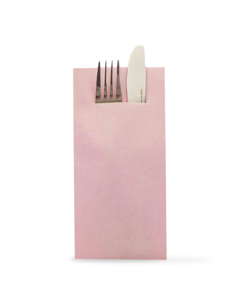 Besteckserviette Altrosa aus Linclass® Airlaid 40 x 40 cm, 1/8 Falz, 75 Stück