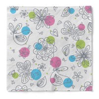 Serviette Petra aus Tissue 33 x 33 cm, 20 Stück Serviette Petra aus Tissue 33 x 33 cm, 20 Stück