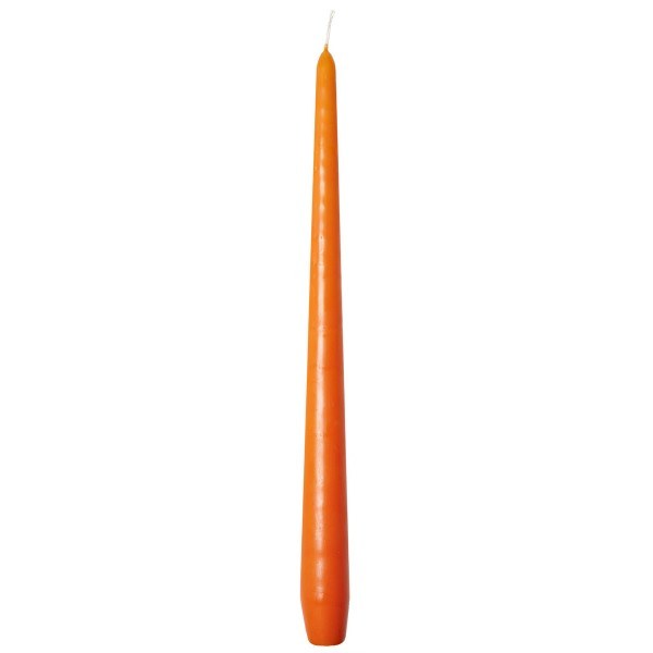 Spitzkerzen Premium Ø 2,2cm x 28cm in Orange 24 Stück