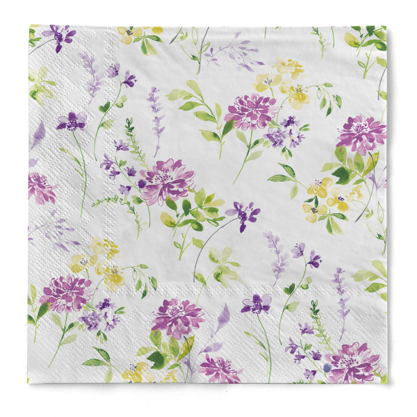 Serviette Esther aus Tissue 3-lagig, 33 x 33 cm, 1/4 Falz, 100 Stück