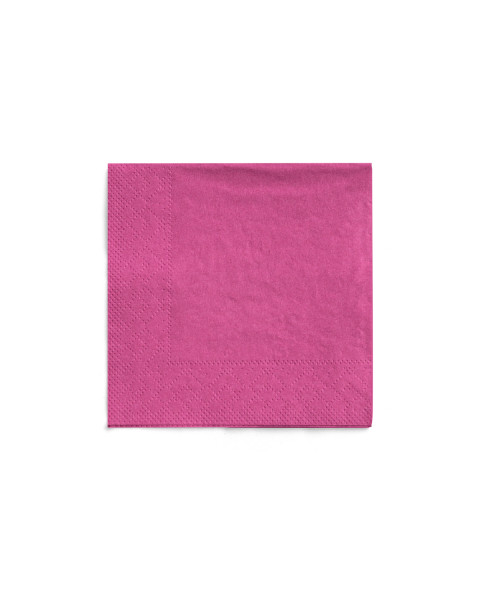 Cocktail-Servietten Violett aus Tissue 24 x 24 cm, 3-lagig, 150 Stück