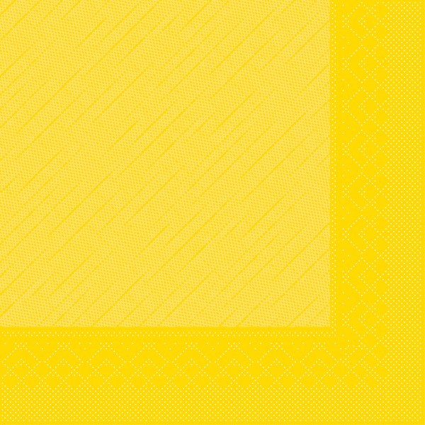 Serviette Gelb aus Tissue Deluxe®, 4-lagig, 40 x 40 cm, 50 Stück