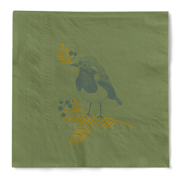 Cocktail-Serviette Jesse aus Tissue, 24 x 24 cm, 150 Stück