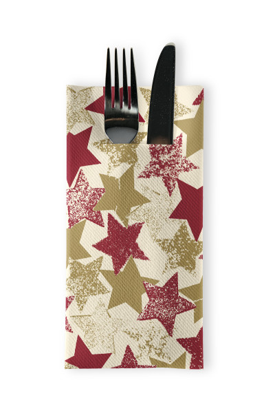 Besteckserviette Levi aus Linclass® Airlaid 40 x 40cm, 1/8 Falz, 75 Stück
