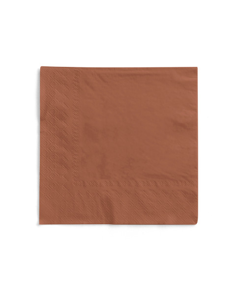 Serviette Kupfer aus Tissue 40 x 40 cm, 3-lagig, 20 Stück