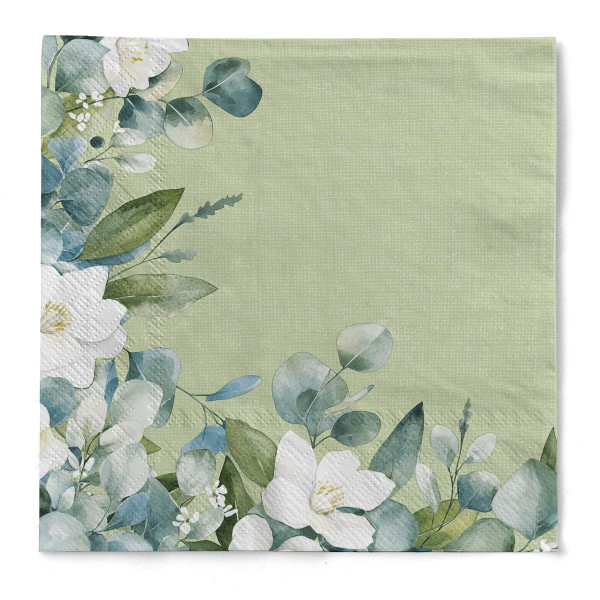 Serviette Maxime aus Tissue 3-lagig, 40 x 40 cm, 1/4 Falz, 100 Stück