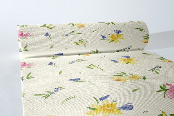 Tischläufer Laura aus Linclass® Airlaid 40 cm x 24 m, 1 Stück